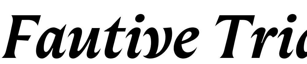 Fautive-Trial-SemiBold-Italic font family download free