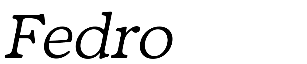 Fedro font family download free