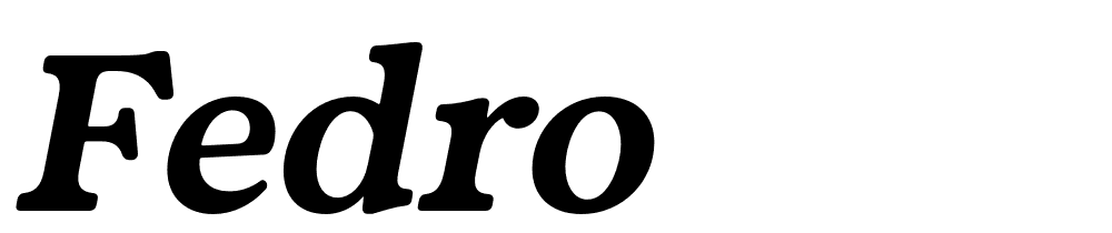 Fedro font family download free