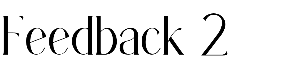 feedback-2 font family download free