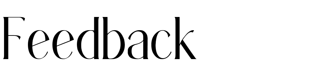 FeedBack font family download free