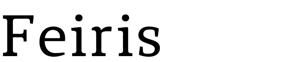 Feiris font family download free