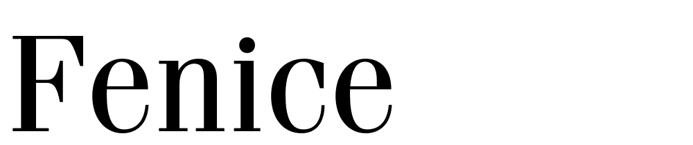 Fenice font family download free