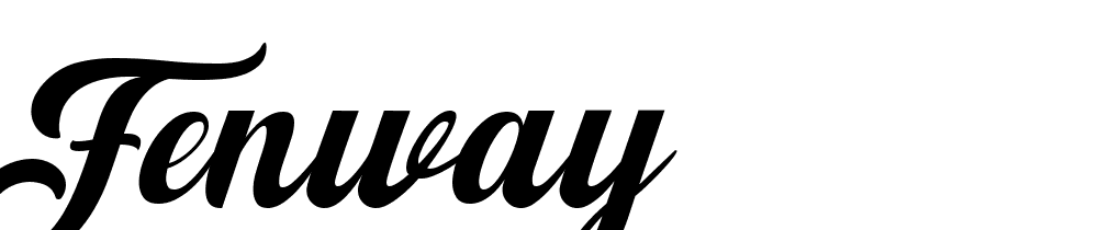 Fenway font family download free