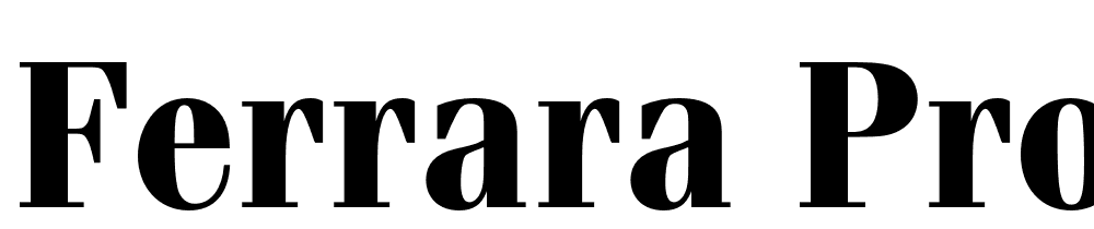 Ferrara Pro font family download free