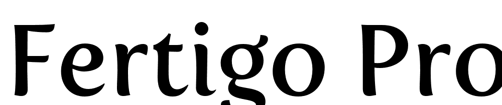 Fertigo Pro font family download free