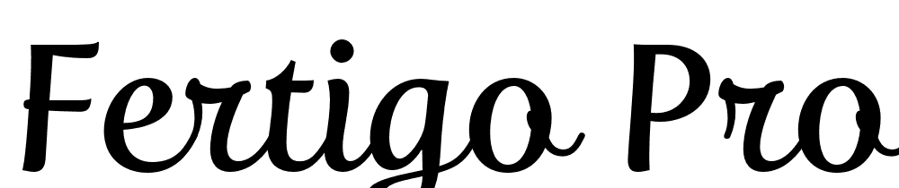 Fertigo Pro Script font family download free