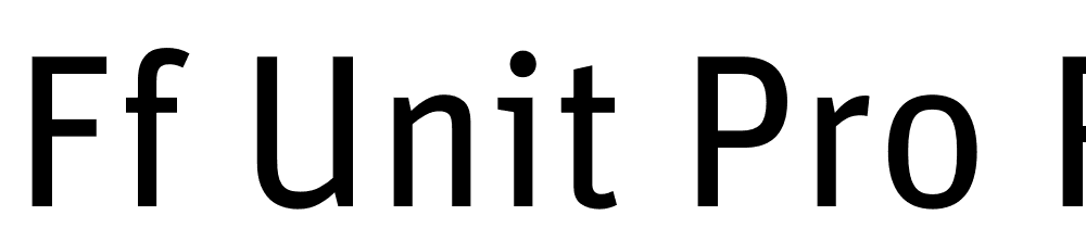 FF-Unit-Pro-Regular font family download free