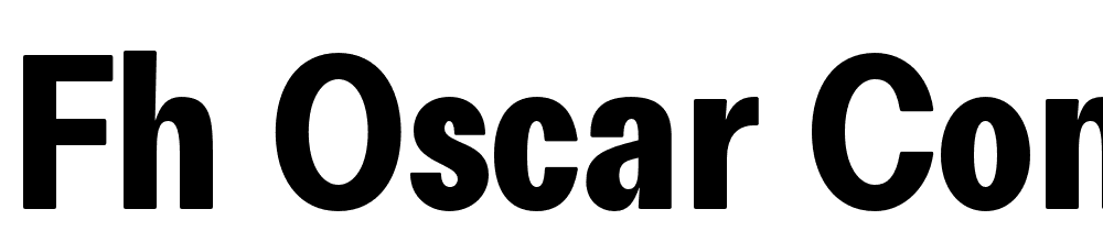 FH-Oscar-Condensed-Test-Black font family download free