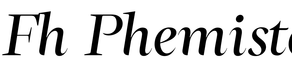 FH-Phemister-Display-Test-Regular-Italic font family download free