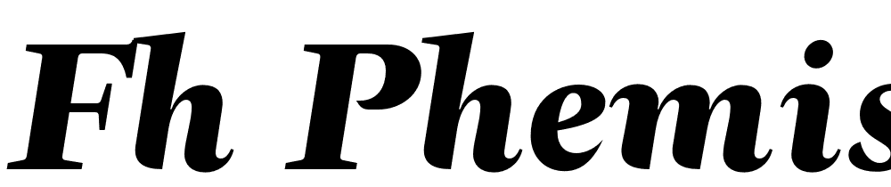 FH-Phemister-Test-Bold-Italic font family download free