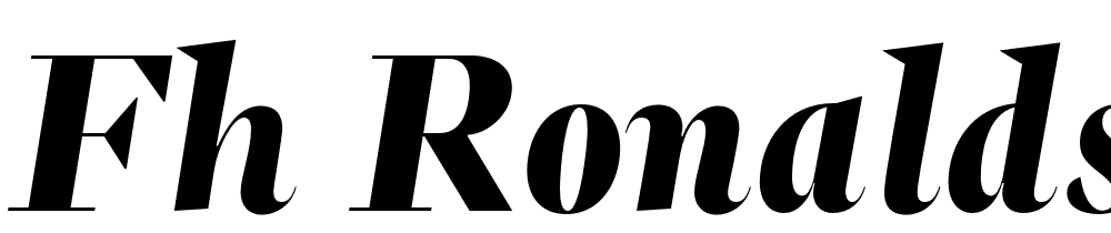 FH-Ronaldson-Display-Test-Black-Italic font family download free