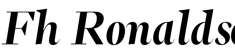 FH-Ronaldson-Display-Test-Bold-Italic font family download free