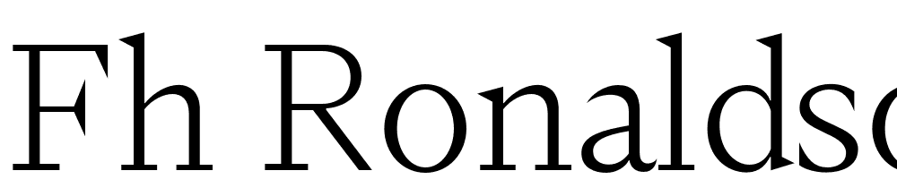 FH-Ronaldson-Text-Test-Light font family download free