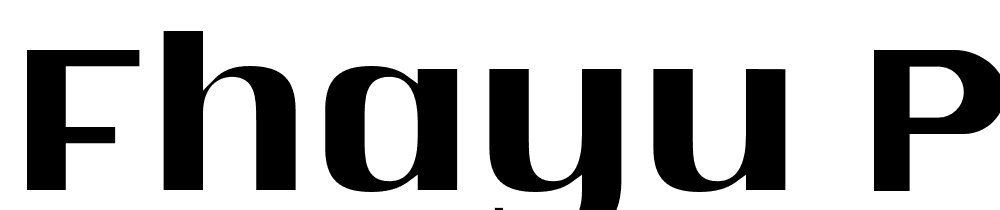 fhayu-personaluse font family download free