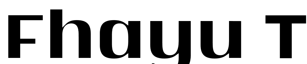 Fhayu-Thin font family download free