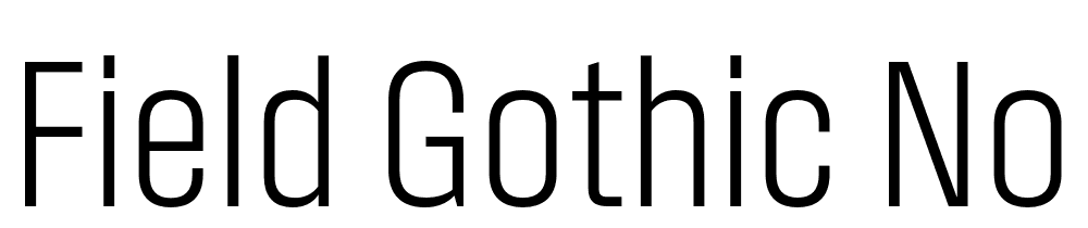 Field-Gothic-No.41-Light-Cond font family download free