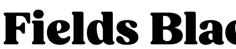 Fields-Black font family download free