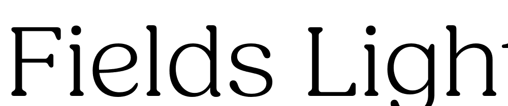 Fields-Light font family download free