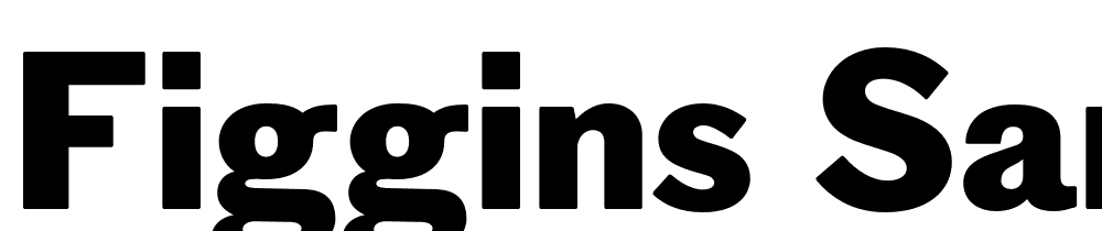 Figgins Sans font family download free