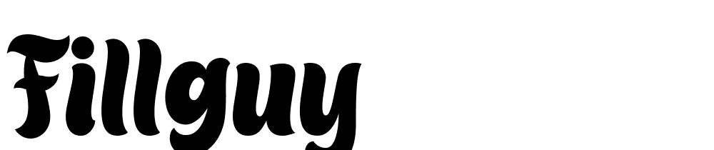 Fillguy font family download free