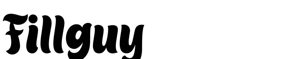 Fillguy font family download free