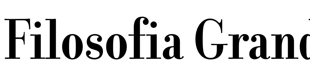 Filosofia-Grand-OT-Bold font family download free