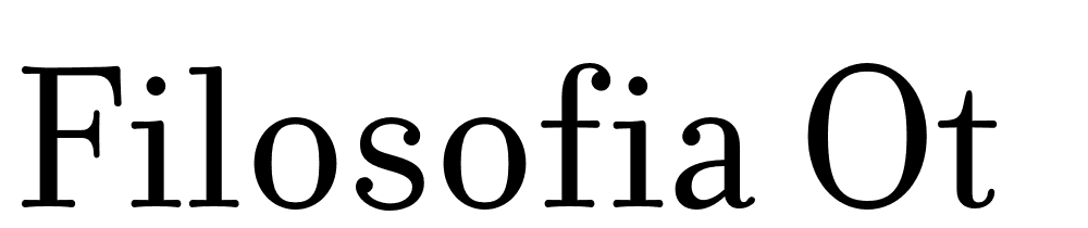 Filosofia-OT font family download free