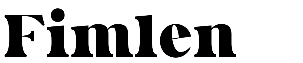 Fimlen font family download free