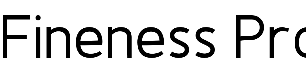 Fineness-Pro-Regular font family download free