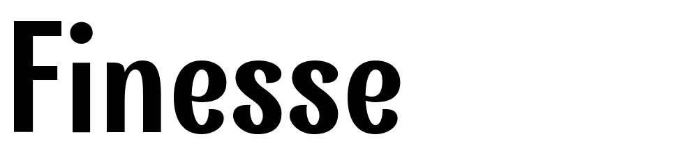 Finesse font family download free