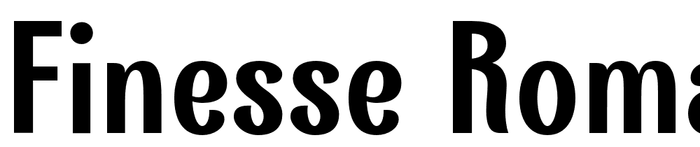 Finesse-Roman font family download free