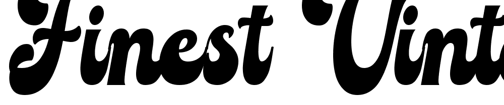 Finest-Vintage-Regular font family download free