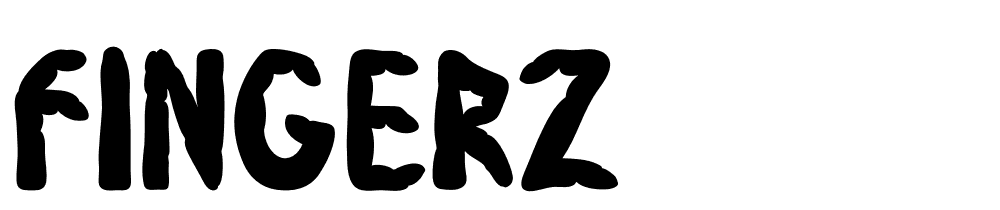 fingerz font family download free