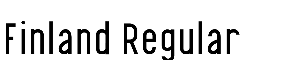 Finland-Regular font family download free