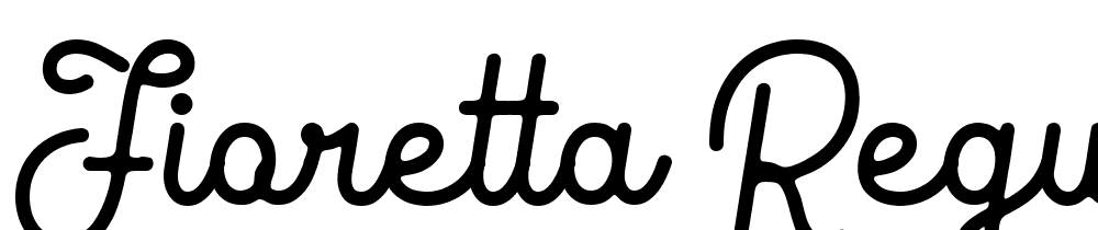 Fioretta-Regular font family download free