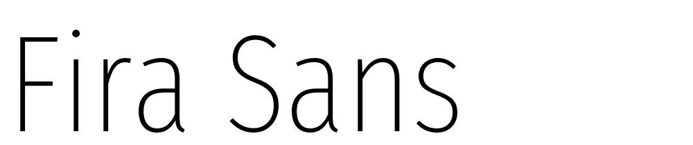 Fira Sans font family download free