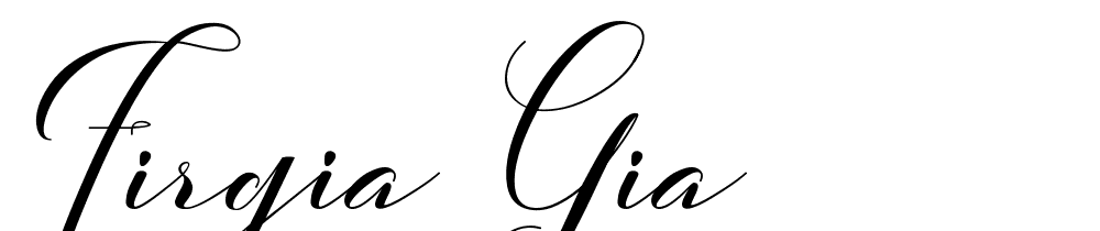 Firgia GIA font family download free