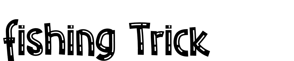 Fishing-Trick font family download free