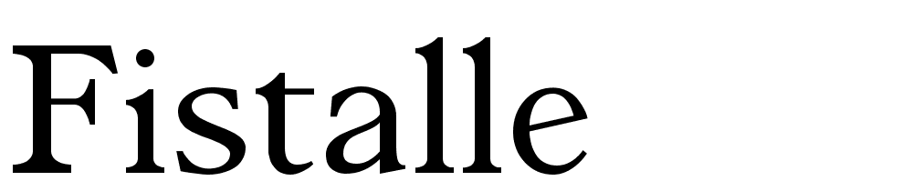 Fistalle font family download free