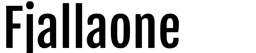 FjallaOne font family download free