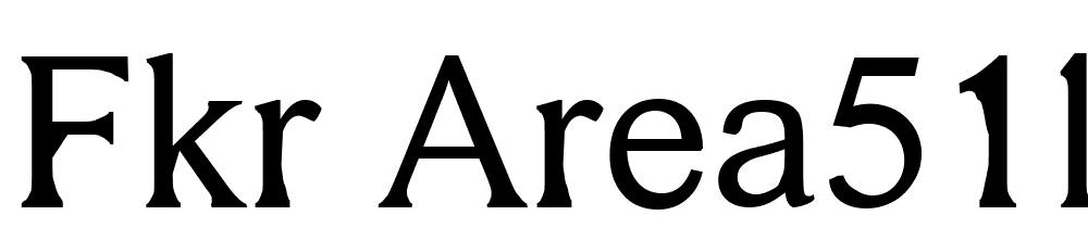 fkr-area51life font family download free