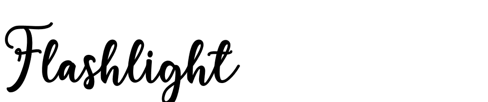 flashlight font family download free