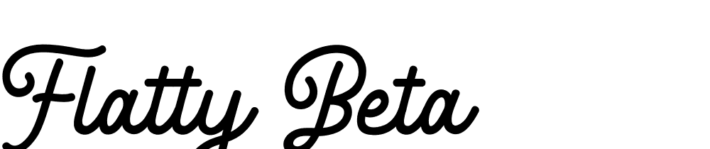 flatty-beta font family download free