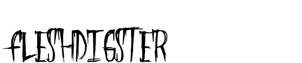 FleshDigster font family download free