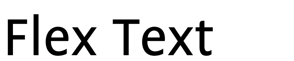 Flex-Text font family download free