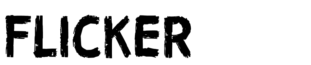 Flicker font family download free