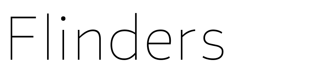 flinders font family download free