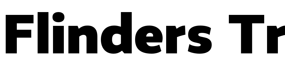 Flinders-Trial-Black font family download free