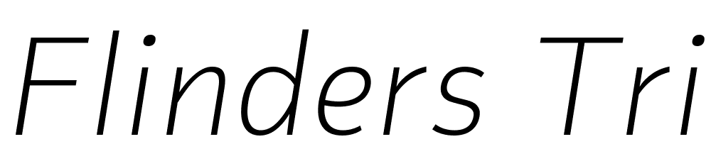 Flinders-Trial-ExtLt-Ita font family download free